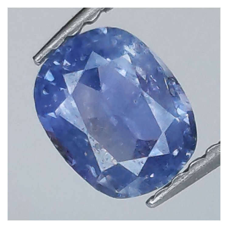 0,93 ct Zafiro cojín azul 6,51 x 5,21 x 3,05 mm