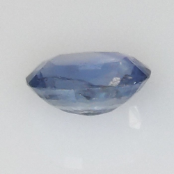 0,93 ct Zafiro cojín azul 6,51 x 5,21 x 3,05 mm