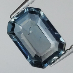 1,00 ct Saphir sirène taille émeraude 7,15 x 5,08 x 2,88 mm