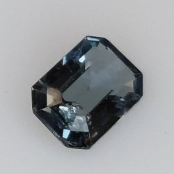 1,00 ct Zafiro sirena talla esmeralda 7,15 x 5,08 x 2,88 mm