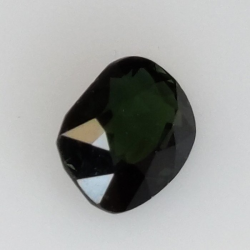 1,05 ct Zaffiro verde taglio cuscino 6,30 x 4,91 x 3,34 mm