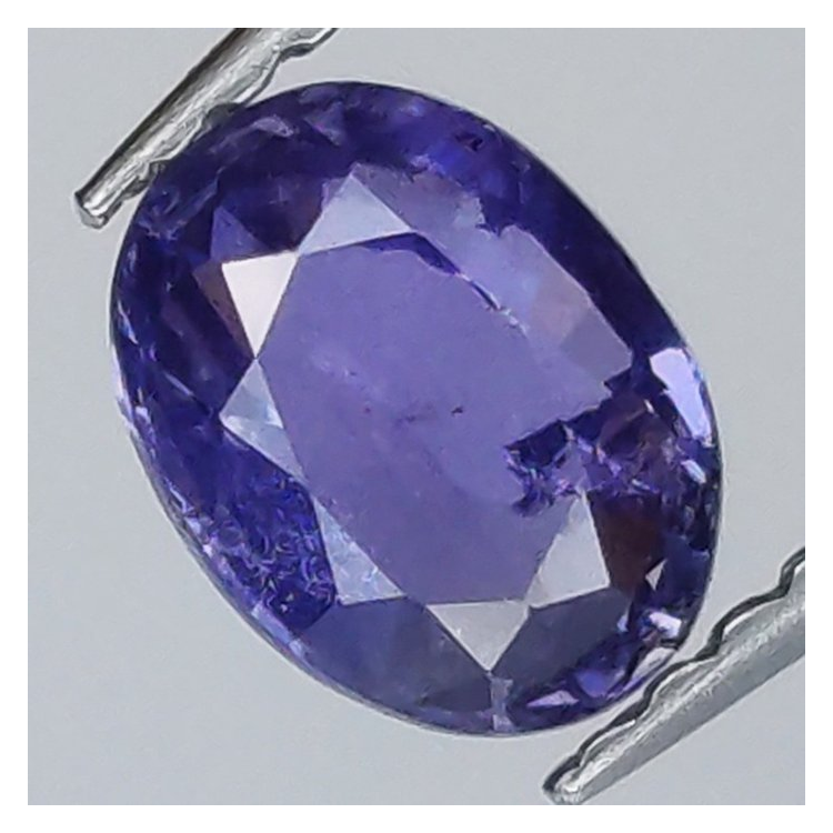 1,04 ct Zaffiro viola ovale 6,56 x 4,92 x 3,30 mm