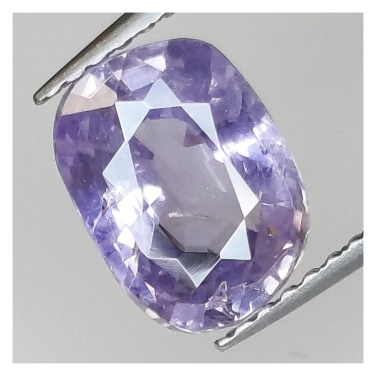 2,40 ct Saphir Violet coupe coussin 9,00 x 6,55 x 4,11 mm