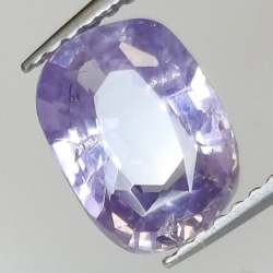 2,40 ct Violetter Saphir Kissenschliff 9,00 x 6,55 x 4,11 mm