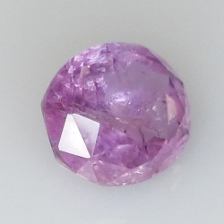 2,96 ct rosafarbener Saphir im Ovalschliff 8,49 x 7,74 x 5,14 mm