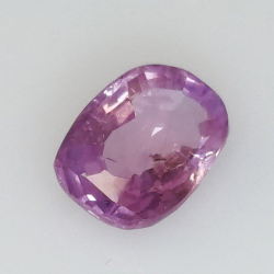 1,79 ct Zafiro rosa talla cojin 8,03 x 6,10 x 3,41 mm
