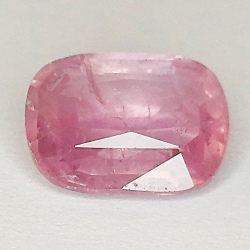 Zaffiro rosa taglio cuscino da 3,15 carati  9,97 x 7,59 x 4,00 mm
