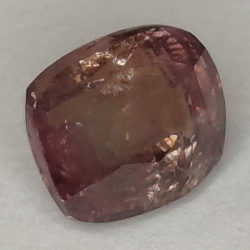 1,57 ct Zafiro Padparadscha cojín 6,38 x 5,32 x 4,55 mm