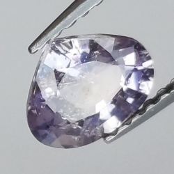 0,86 ct Zafiro pera 6,85 x 5,31 x 3,20 mm