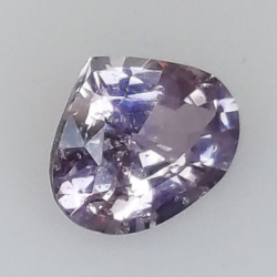 0,86 ct Zafiro pera 6,85 x 5,31 x 3,20 mm