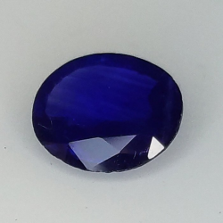 0,93 ct Zafiro Azul oval 7,15 x 6,25 x 2,50 mm