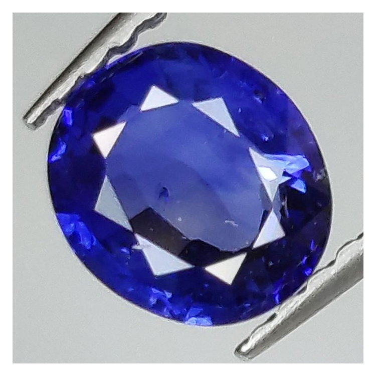 0,83 ct Saphir bleu ovale 6,39 x 5,70 x 2,54 mm
