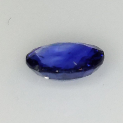 0,83 ct Zaffiro blu ovale 6,39 x 5,70 x 2,54 mm
