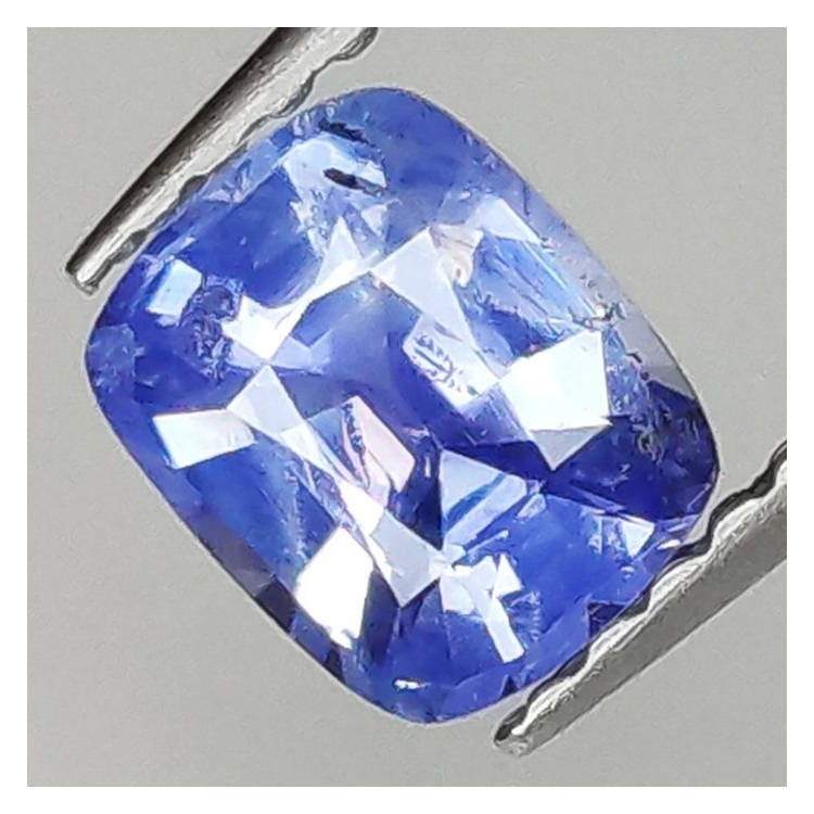 0,81 ct Zafiro cojín azul 5,93 x 4,83 x 3,12 mm