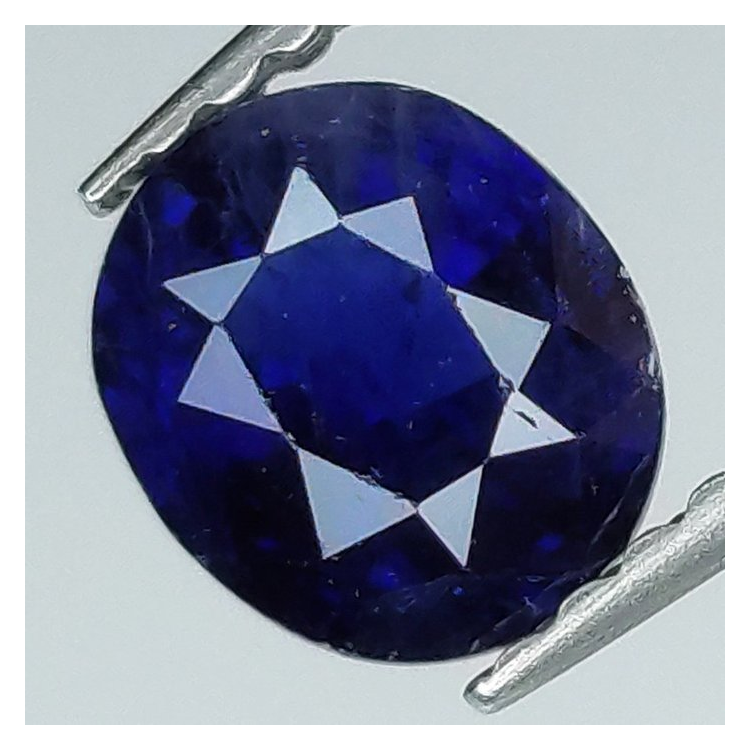 0,92 ct Saphir bleu ovale 6,26 x 5,33 x 3,29 mm