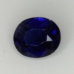 0,92 ct Blue Sapphire oval 6,26 x 5,33 x 3,29 mm