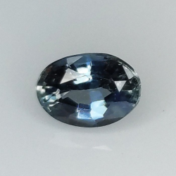 0,87 ct Zafiro Azul oval 6,48 x 4,82 x 3,37 mm