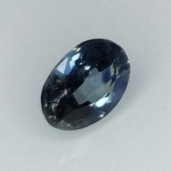 0,87 ct Zafiro Azul oval 6,48 x 4,82 x 3,37 mm