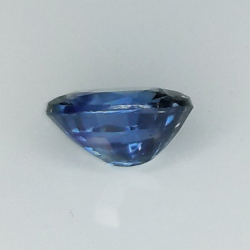0,87 ct Zafiro Azul oval 6,48 x 4,82 x 3,37 mm