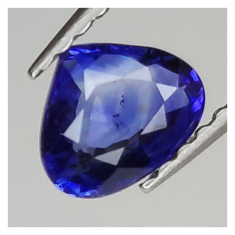 0,65 ct Zafiro pera 6,05 x 5,06 x 2,39 mm