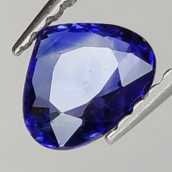 0,65 ct Zafiro pera 6,05 x 5,06 x 2,39 mm