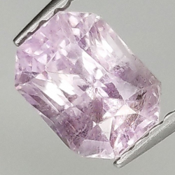 1,63 ct Zafiro Padparadscha talla esmeralda 6,59 x 4,99 x 5,12 mm