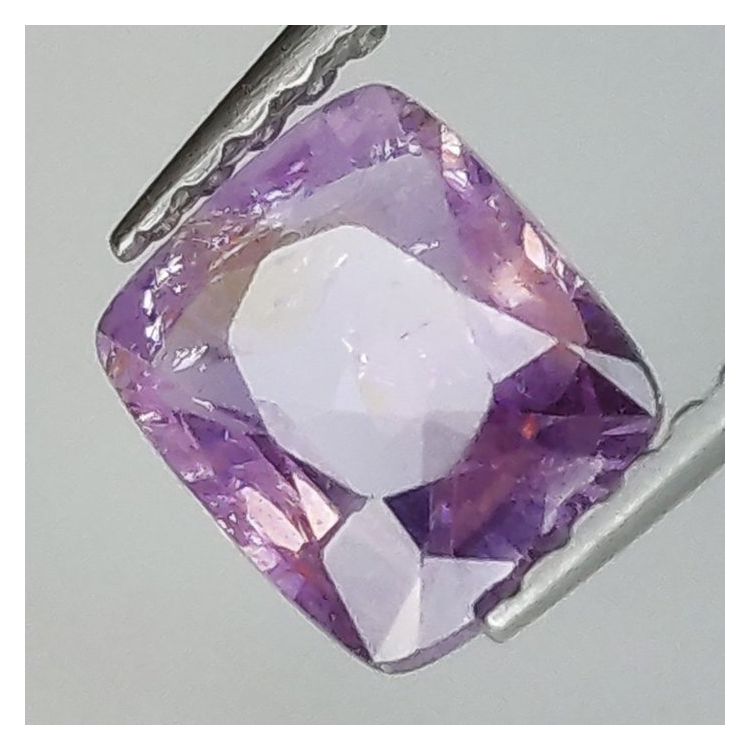 1,15 ct Zafiro Padparadscha cojín 6,41 x 5,52 x 3,21 mm