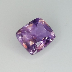 1,15 ct Zafiro Padparadscha cojín 6,41 x 5,52 x 3,21 mm