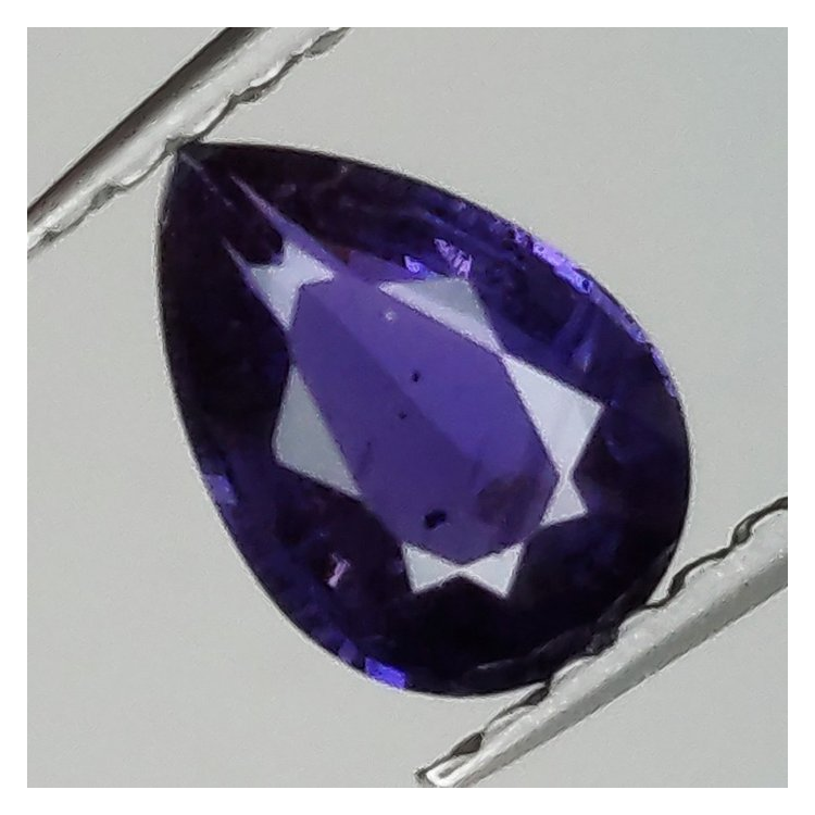 0,68 ct Zafiro Cambio de Color Talla Pera 6,80 x 4,76 x 2,42 mm