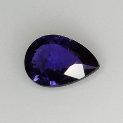 0,68 ct Zafiro Cambio di Colore Talla Pera 6,80 x 4,76 x 2,42 mm