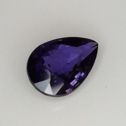 0,68 ct Zafiro Cambio de Color Talla Pera 6,80 x 4,76 x 2,42 mm