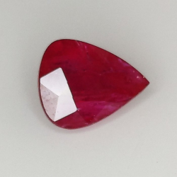 2,06 ct Rubí Talla pera 8,89 x 7,05 x 4,41 mm