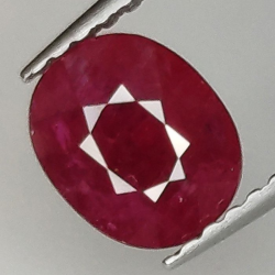 1,54 ct Rubis ovale 6,94 x 5,75 x 4,00 mm