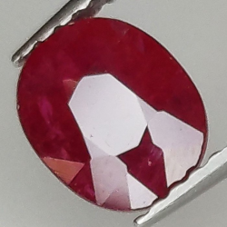 1,54 ct Oval Ruby 6,94 x 5,75 x 4,00 mm