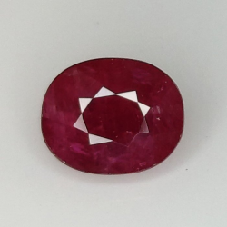 1,54 ct Rubí oval 6,94 x 5,75 x 4,00 mm
