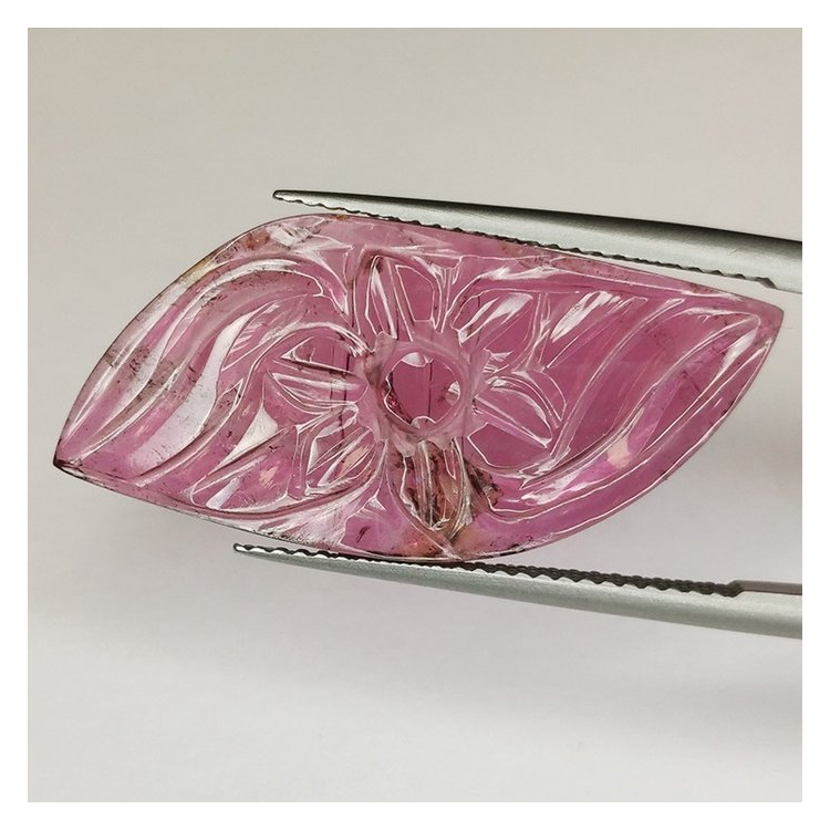 8,23 ct Turmalina Rubelita Talla Fantasía 28,10 x 13,48 x 2,52 mm