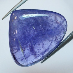 12,15 ct Tanzanita talla pera 18,39 x 15,32 x 4,95 mm
