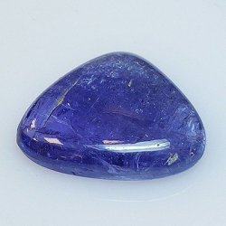 12,15 carati di tanzanite pera 18,39 x 15,32 x 4,95 mm
