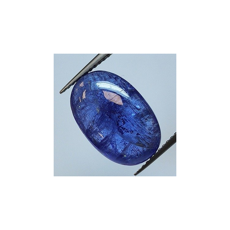 9,06 ct Tanzanita Azul Talla Oval 15,96 x 10,47 x 5,57 mm