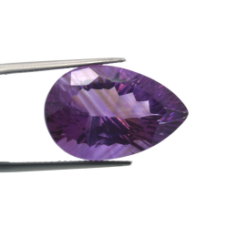 18,00 ct Amethyst Birne Schnitt 22,11x14,57mm