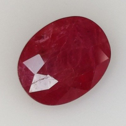 4,14 ct Oval Ruby 8,92 x 6,56 x 3,76 mm