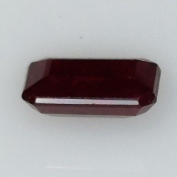 1,18 ct Rubí talla esmeralda 7,13 x 4,97 x 2,96 mm