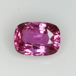Zaffiro rosa taglio cuscino da 1,09 ct  6,51 x 4,74 x 3,42 mm