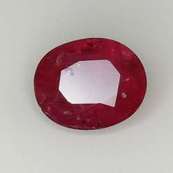 1,99 ct Rubí oval 8,20 x 6,80 x 4,08 mm