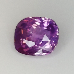 0,97 ct Saphir Padparadscha coussin 6,00 x 5,43 x 3,38 mm