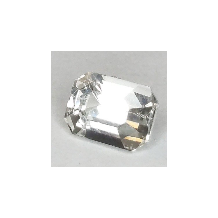 1,04 ct Zafiro Incoloro Talla Esmeralda 6,16 x 4,49 x 3,69 mm