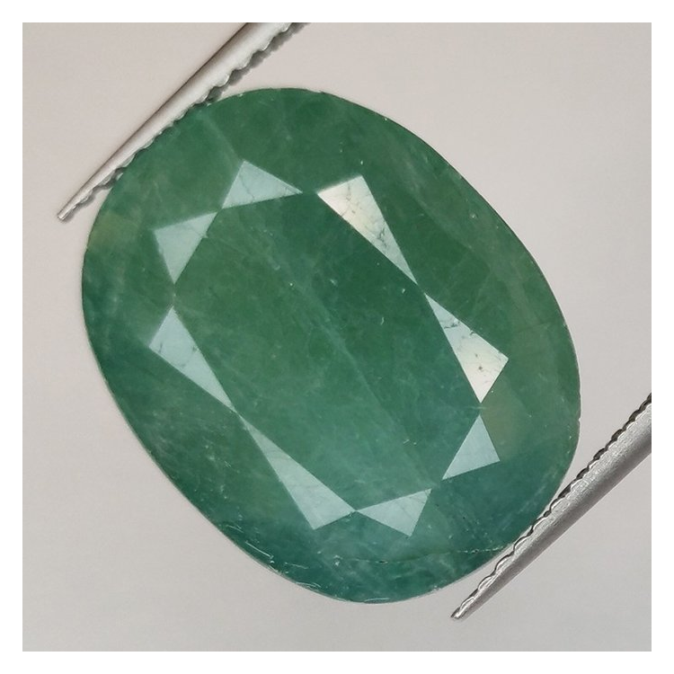 13,05 ct Grandidierita talla oval 16,68 x 13,45 x 8,70 mm
