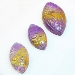 52,30 ct Marquesa Ametrina aprox: 22x12x6, 31x16x9 mm