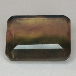 26,25 ct Fluorita Blue John Talla Esmeralda 18,14 x 14,63 x 9,83 mm
