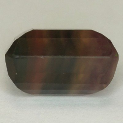 27,88 ct Fluorita Blue John Talla Esmeralda 17,44 x 14,73 x 10,70 mm